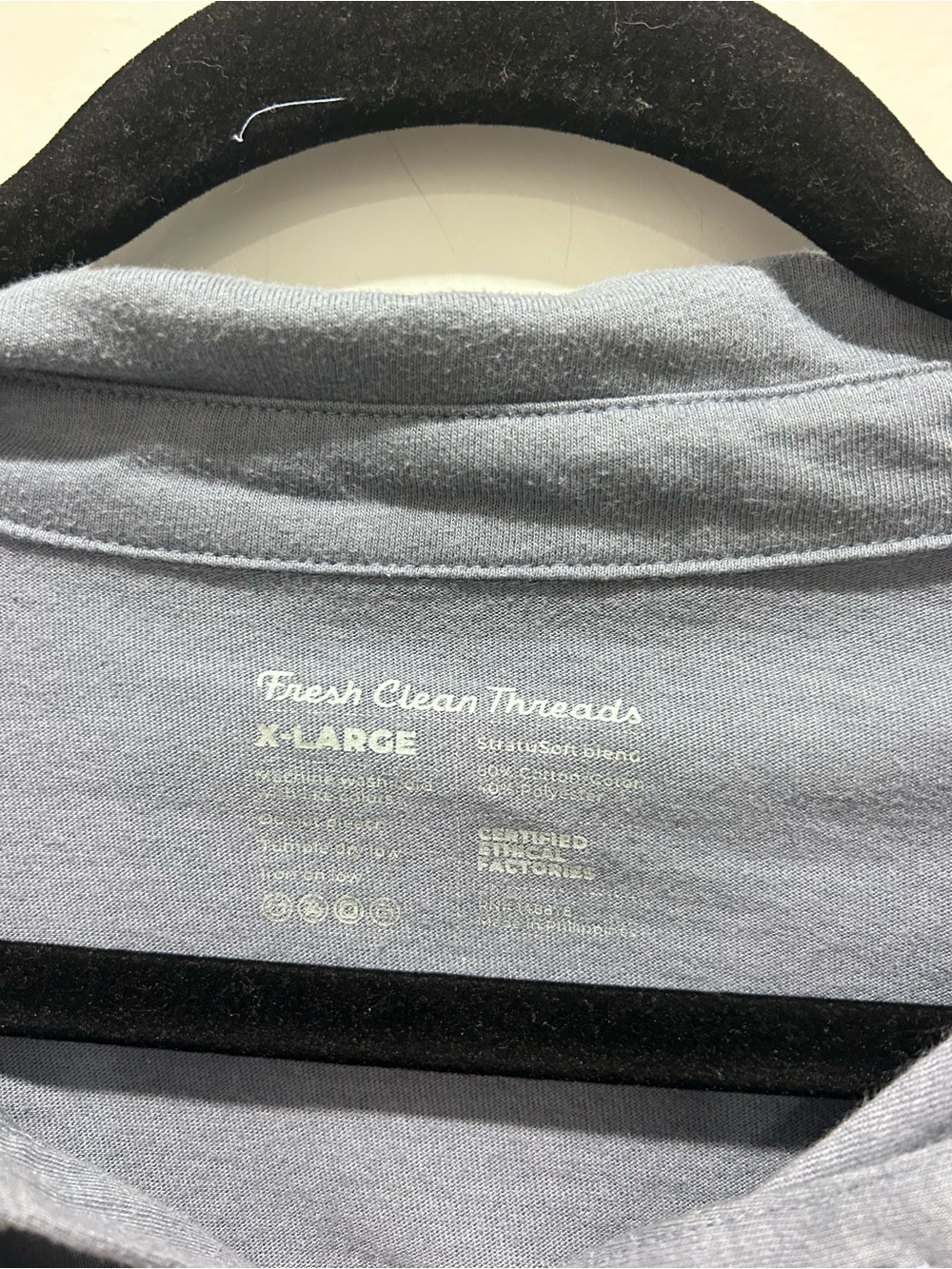 Fresh Clean Threads Men's Light Gray Polo - X-Large